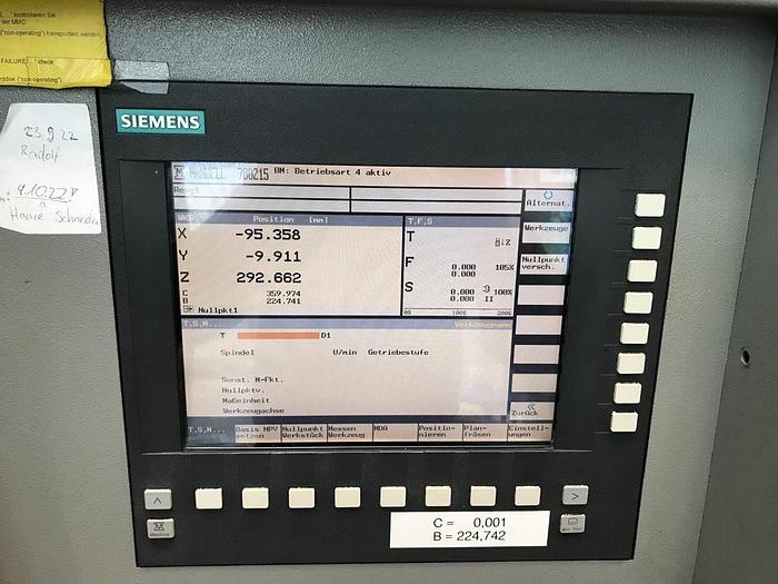 Used 2002 Deckel DMU 35 M