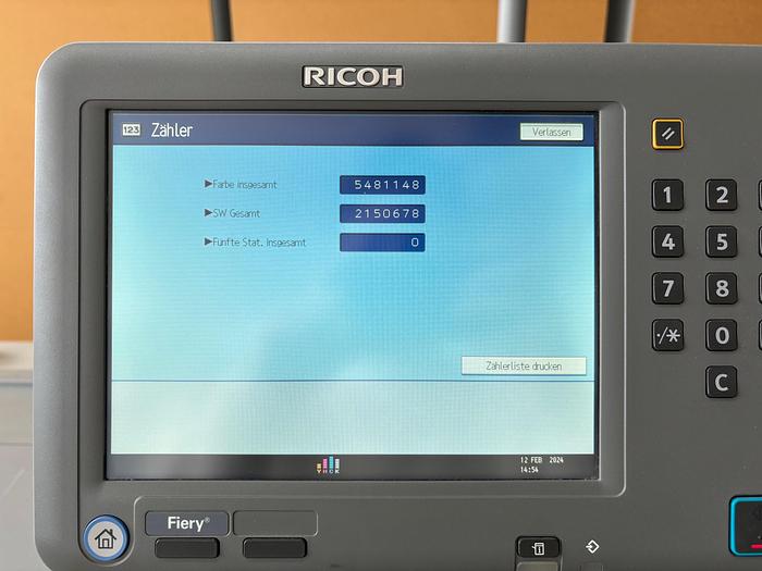 Used 2015 Ricoh PRO C7100