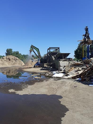 Used 2004 plant for waste wood processing