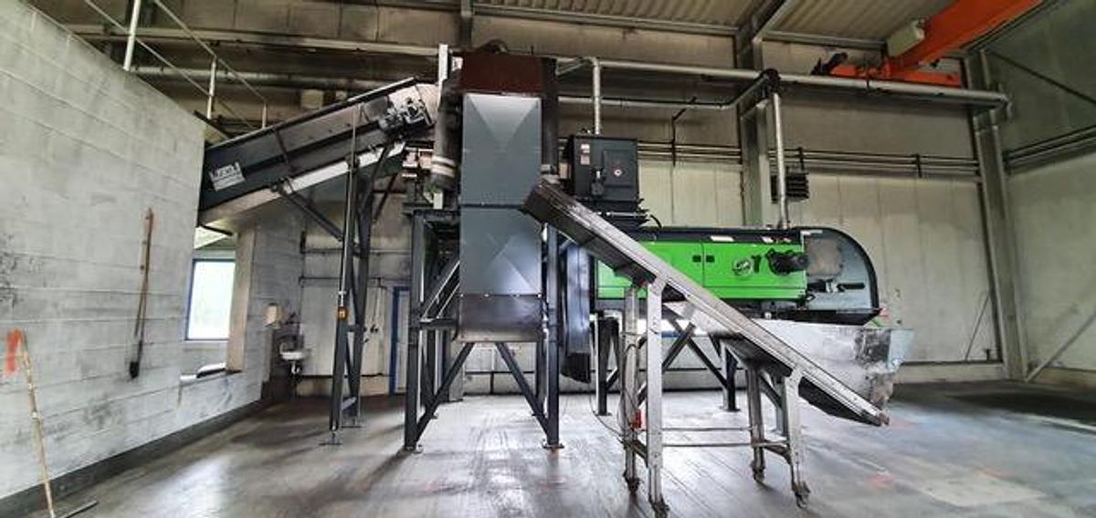 Used Used Complete Shredding and Processing Plant for Toner Cartridges and Electronic Waste 