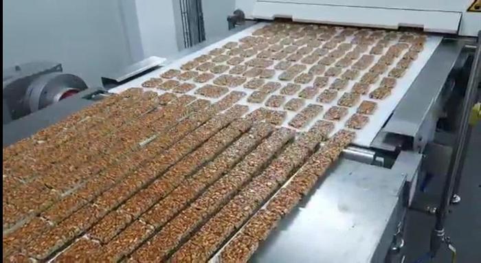 Used Sollich automatic line for granola bars
