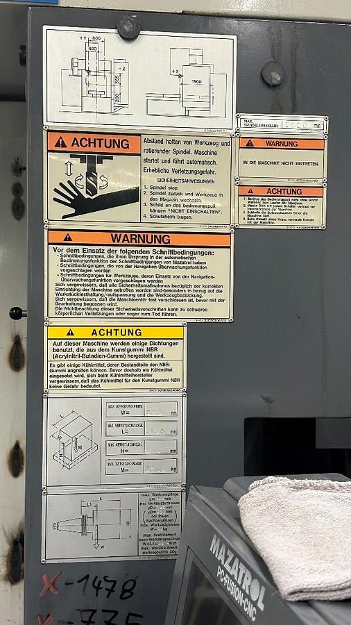Used 2003 MAZAK FJV-35/60