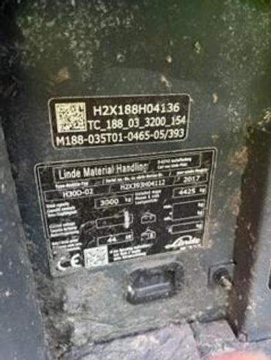 Used 2017 Linde H30D 393