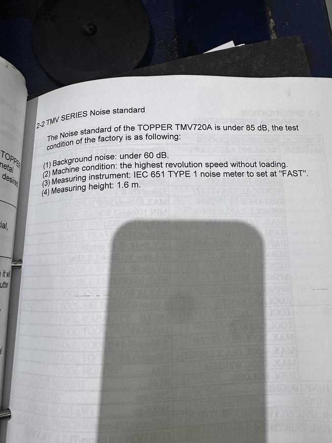 Used 2009 Tongtai TMV720A