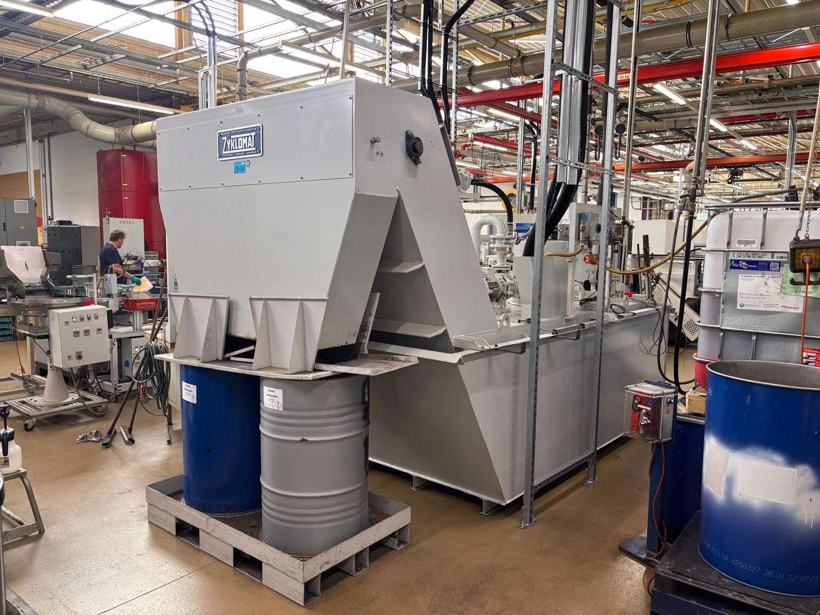 Used 2016 Zyklomat ZKR 14-350 Coolant Filtration System with Hydrocyclones