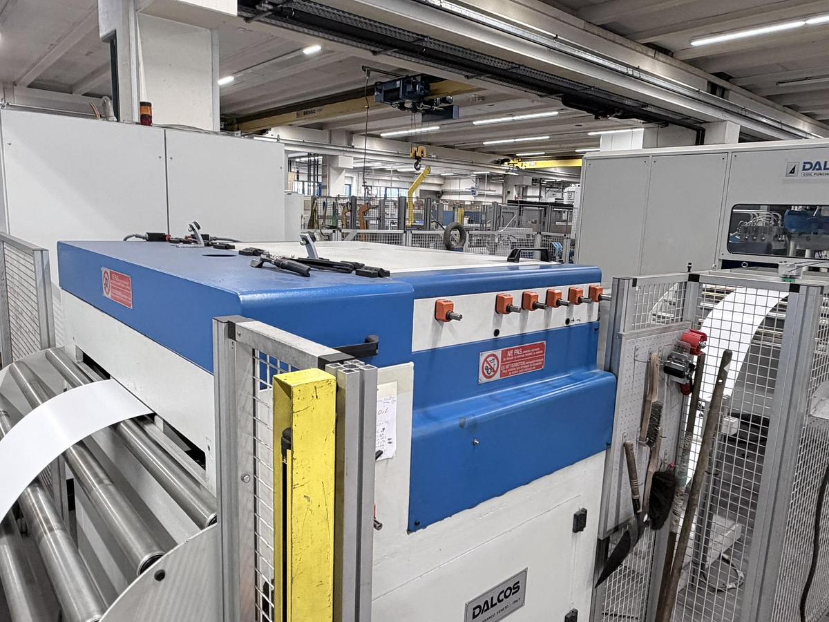Used Dalcos Coil Punching and Bending line with Salvagnini P4-1916 Bending Center