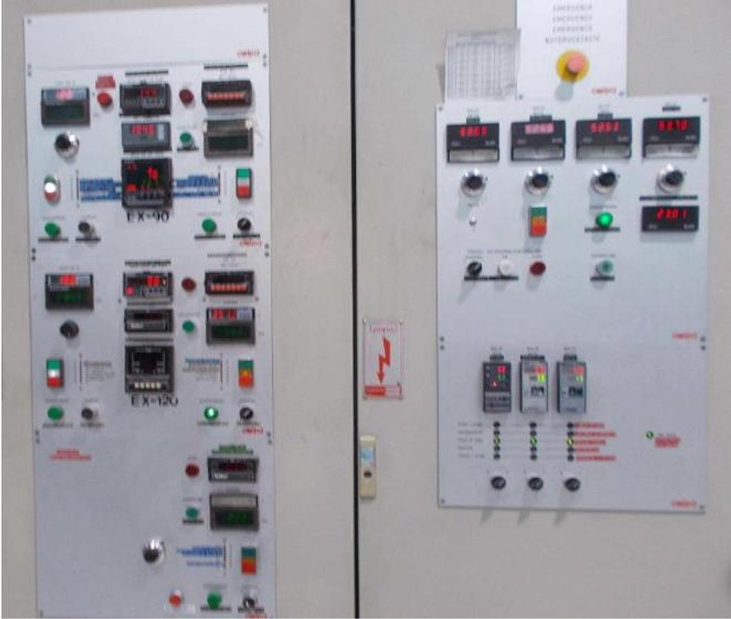 Used 1992 Omipa 120/90/45 Extrusion Line