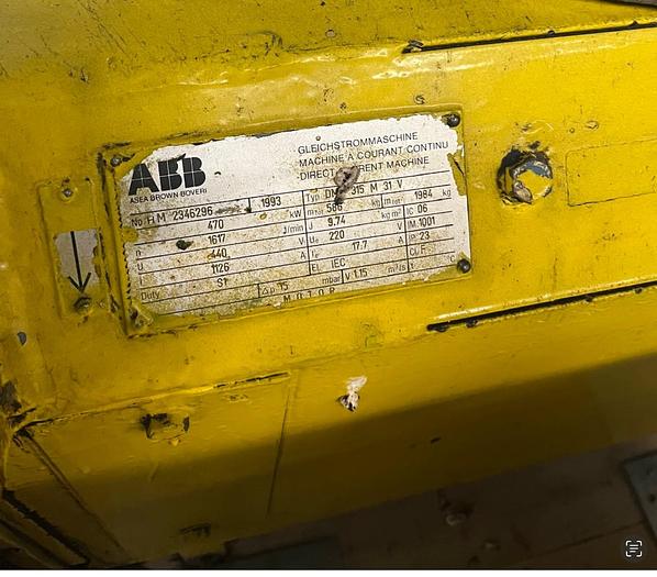 Used ASEA 3x DC motors (ASEA and ABB)