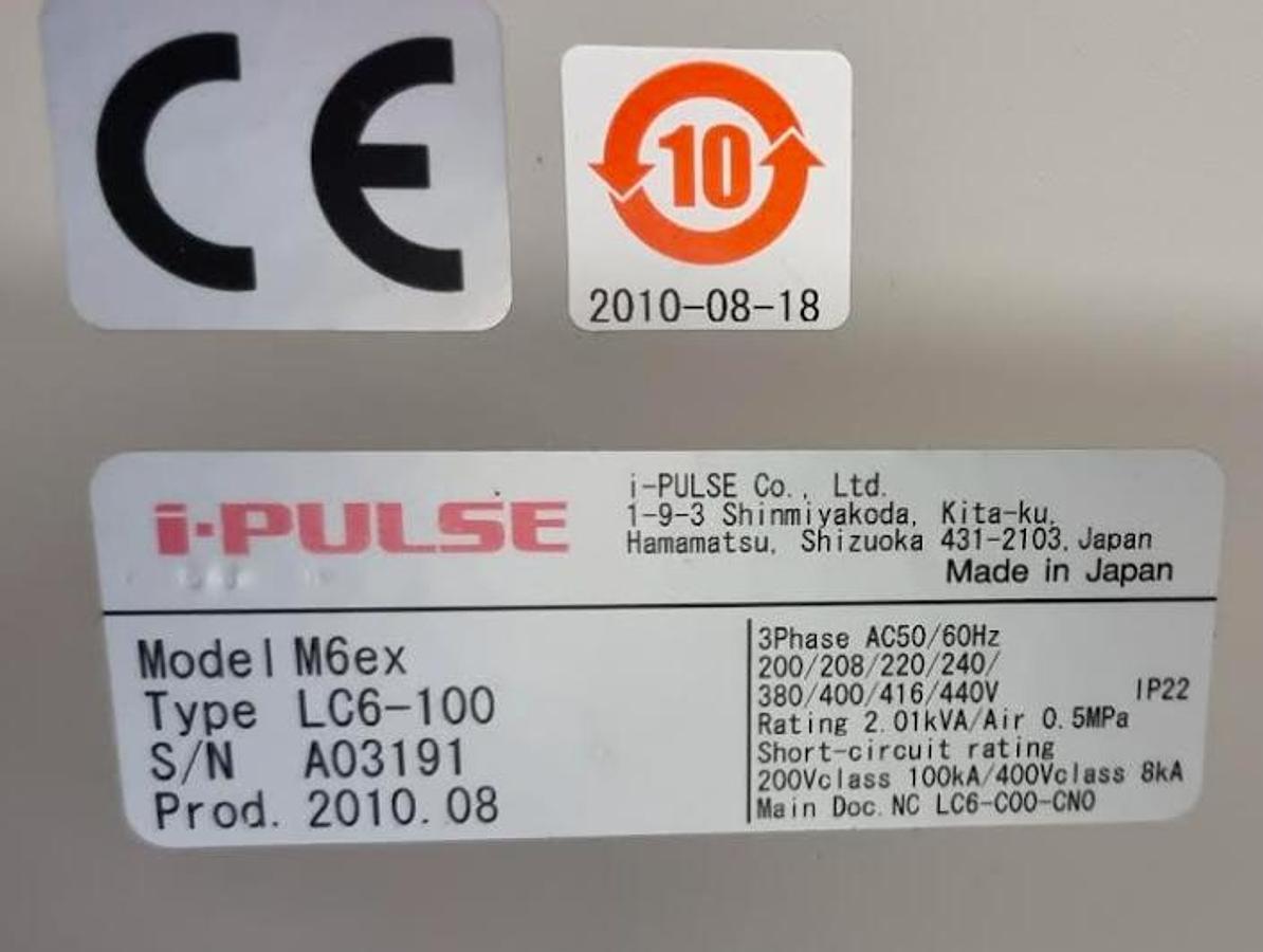 Used 2010 i-Pulse M6ex with 6 heads