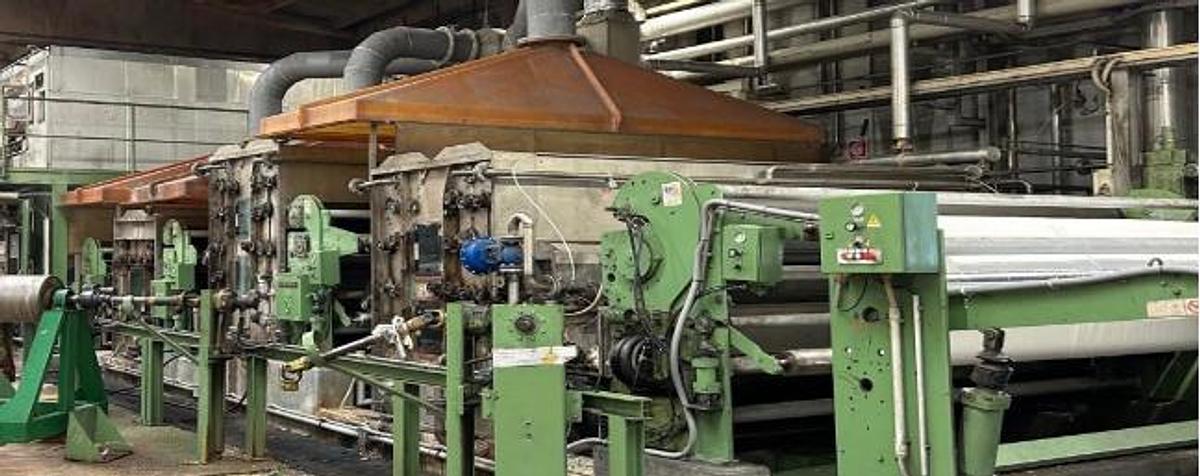 Used 1991 KUSTERS Continuous Bleaching Range Line