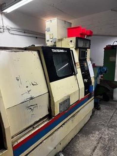 Used Takisawa TSL-16 Lathe with IEMCA TAL Auto 65 Bar Feeder