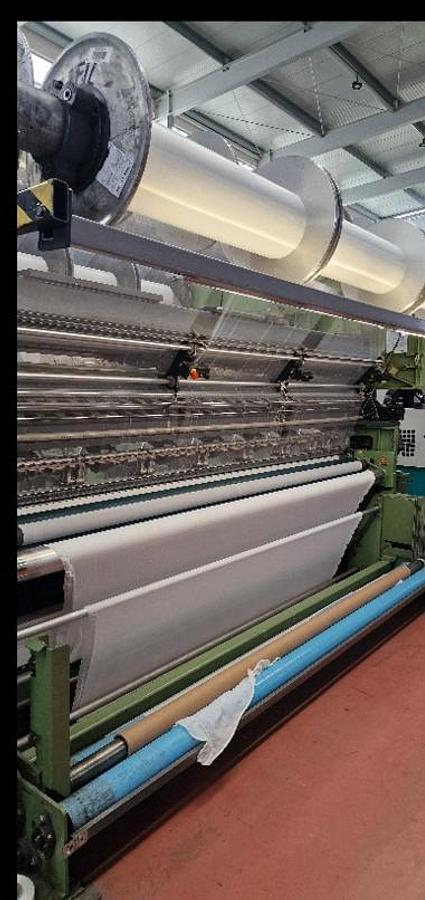 Used 1997 Karl Mayer RSE4 N Raschel Warp Knitting Machine E32