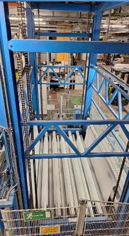 Used - Complete Used Nonwoven Production Plant for Sale - Needlepunch Line with Fiber Opening, Carding, Lapping, Needling and Winding