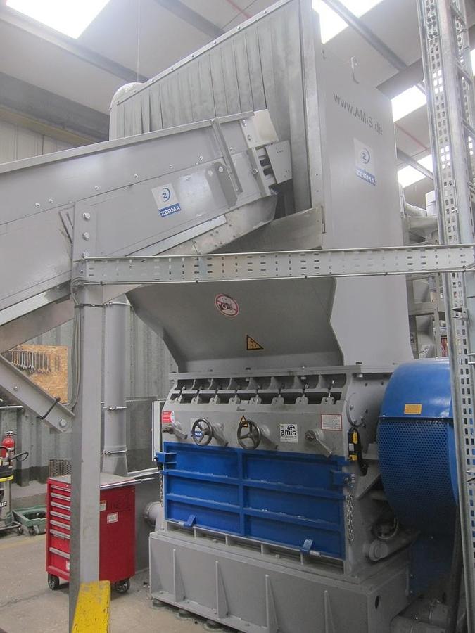 Used  Shred and Granulation line