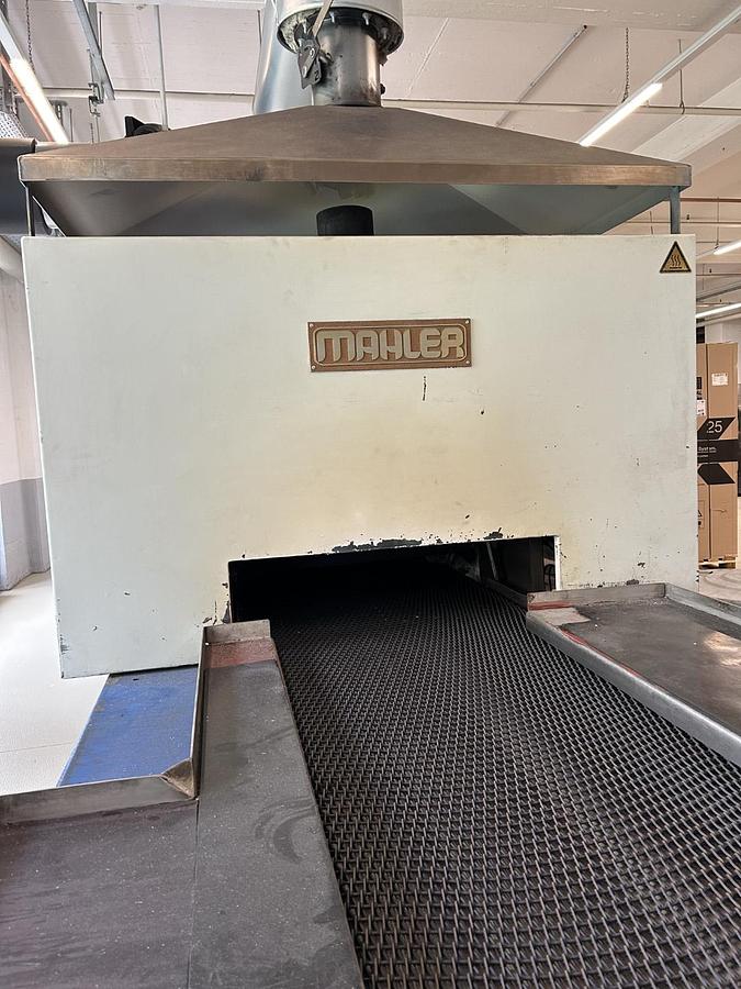 Used Mahler Continuous Furnace with Güntner Cooler