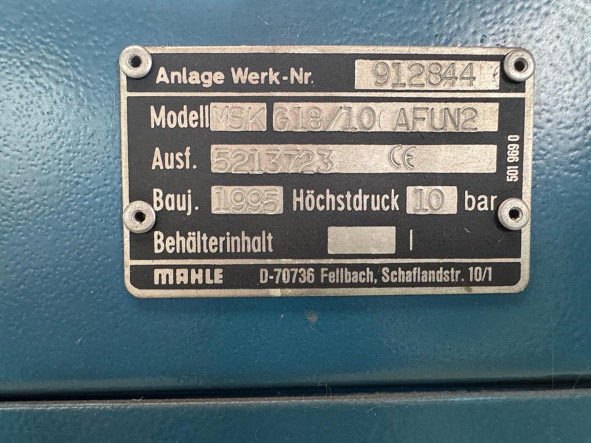 Used 1995 Mahle MSK G18/10