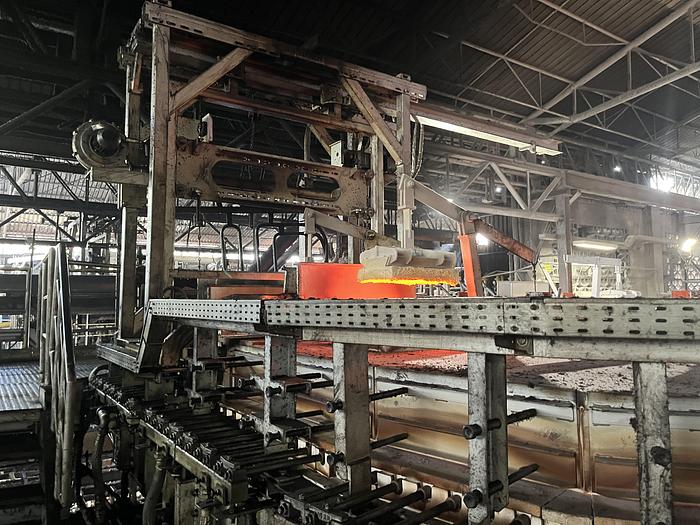 Used EMHART IS10 - EF 5 1/2 '' DG LH Hotend glass production line