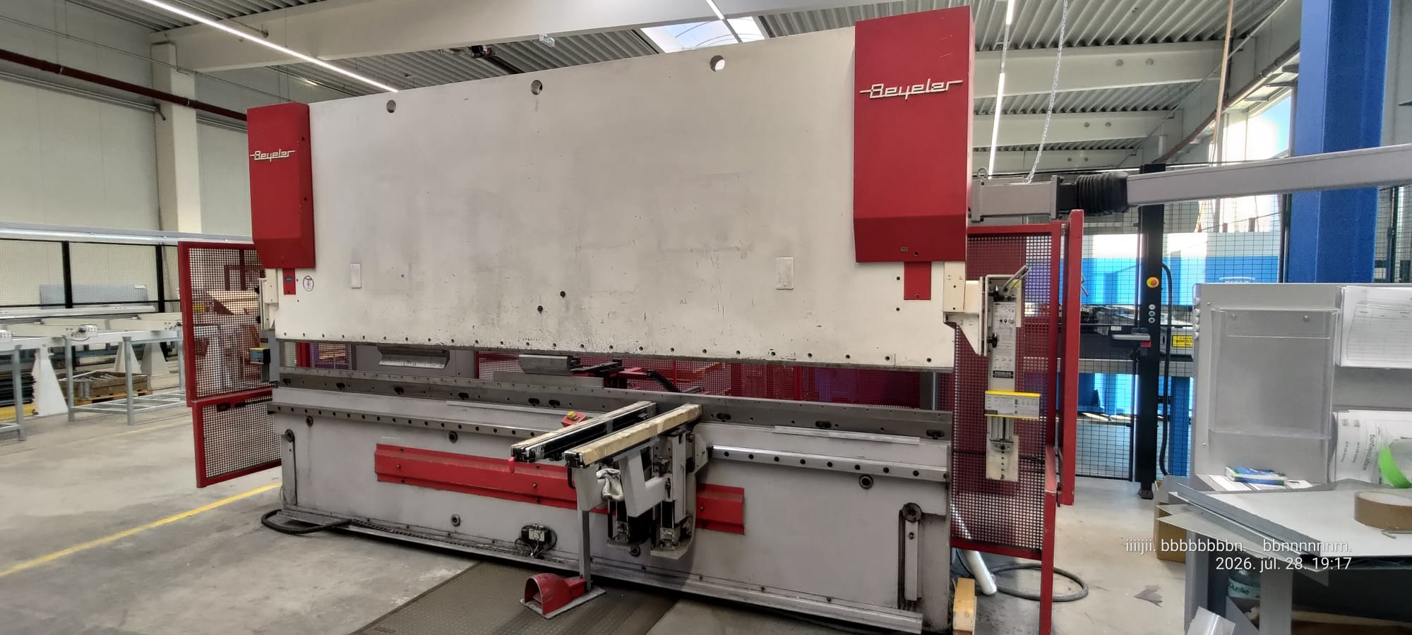 Used 2002 Beyeler PR 8 Press Brake