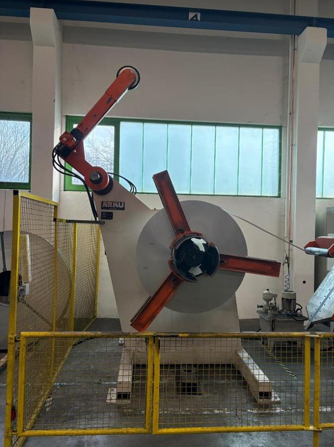 Used Used Raster RNL 200/2000 200-Tonne Eccentric Press with ARKU Coil Line 