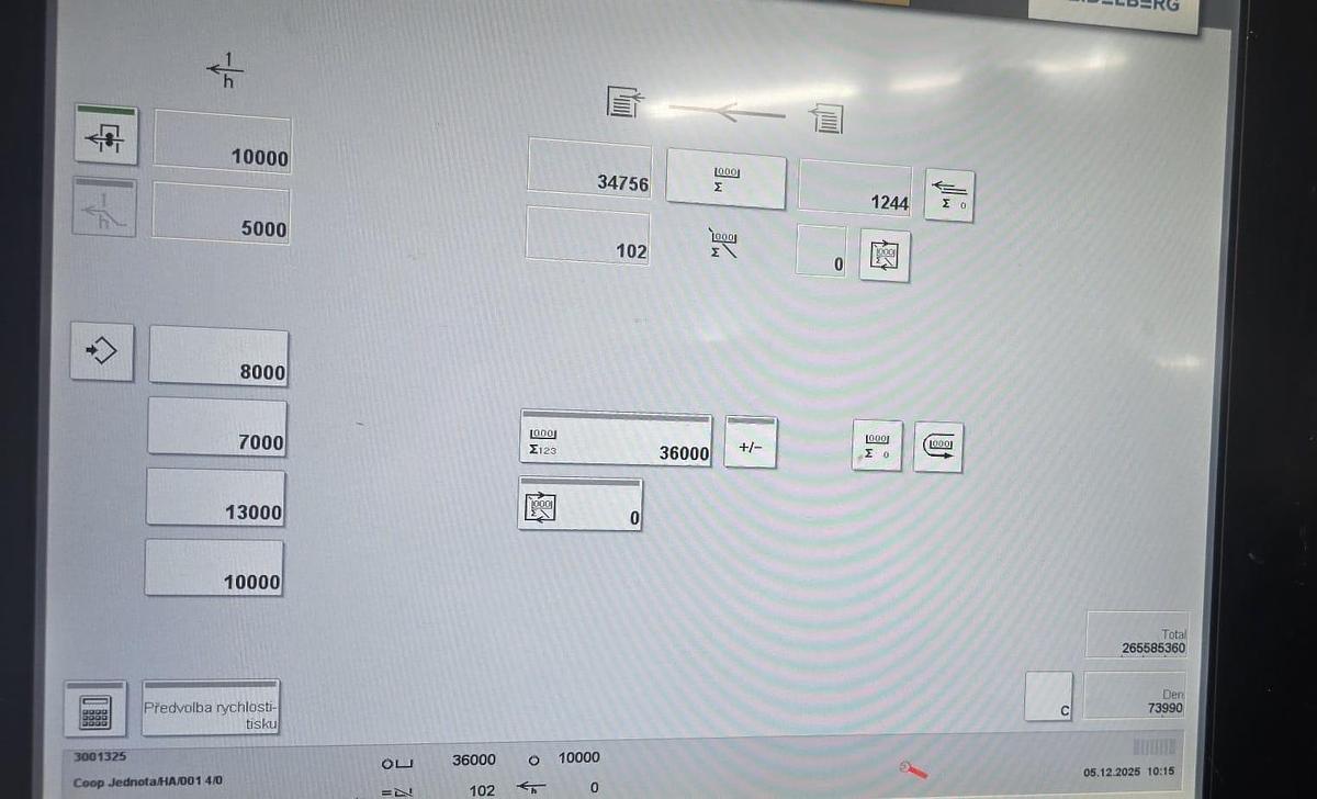 Used 2017 Heidelberg CX 102-5+L