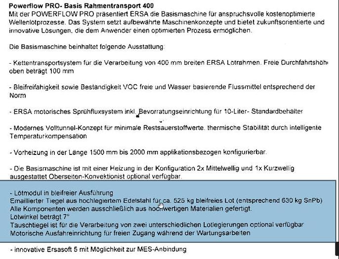 Used 2021 ERSA POWERFLOW PRO