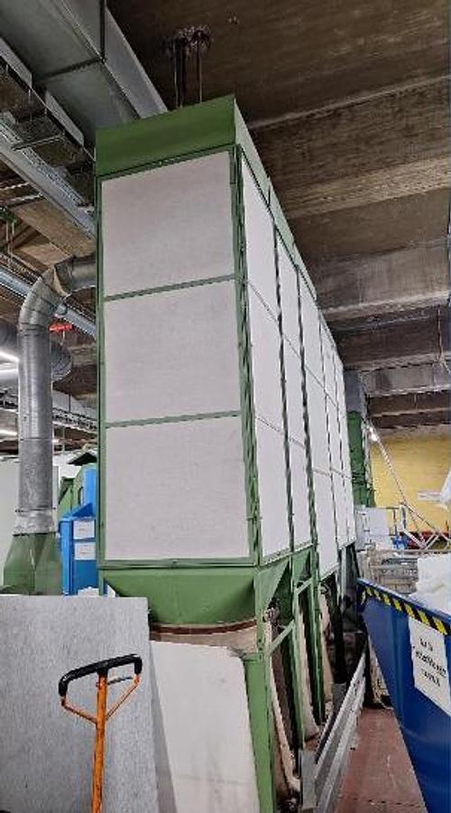 Used - Complete Used Nonwoven Production Plant for Sale - Needlepunch Line with Fiber Opening, Carding, Lapping, Needling and Winding