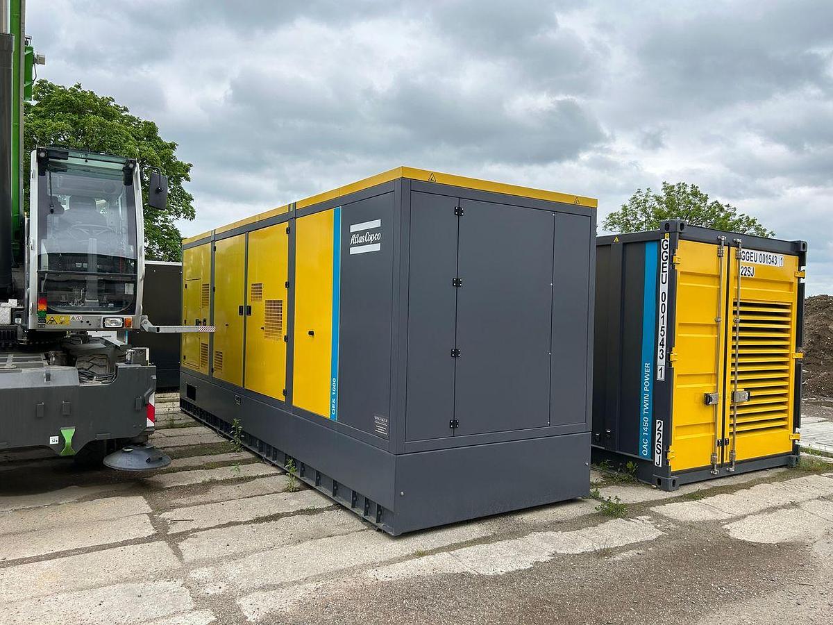 Used 2022 Atlas Copco 1000 kVA Generator with MTU Diesel Engine