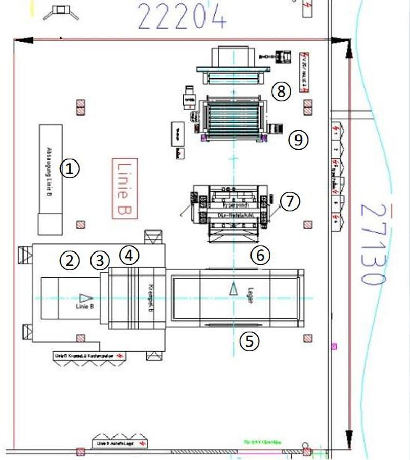 Used - Complete Used Nonwoven Production Plant for Sale - Needlepunch Line with Fiber Opening, Carding, Lapping, Needling and Winding