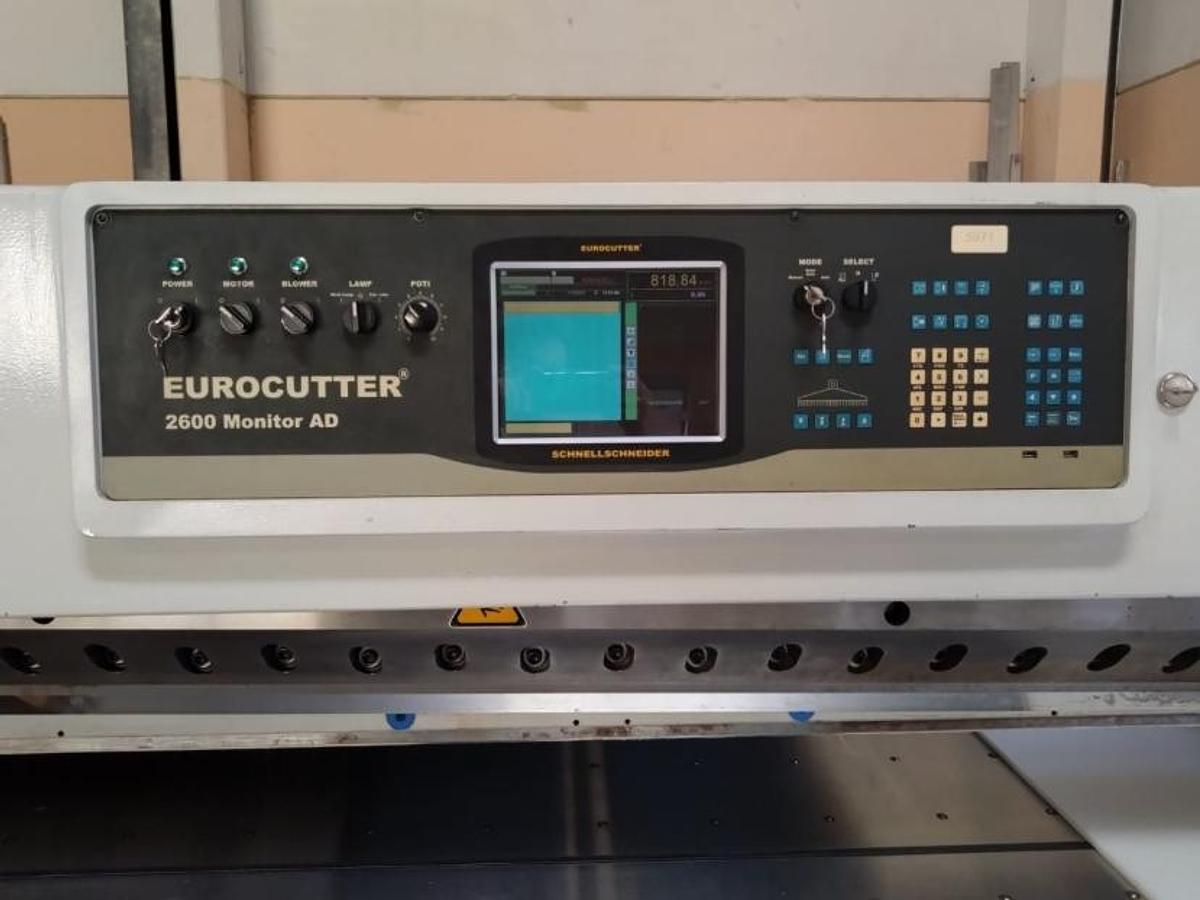 Used 2004 Eurocutter 2600 Postpress Machine