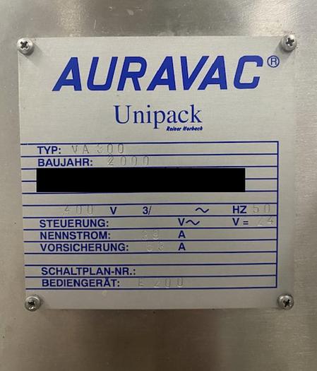 Used 2000 Auravac VA300