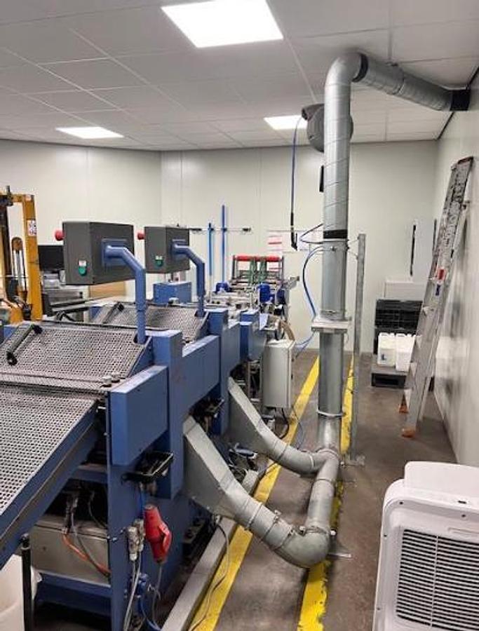 Used Complete Booklet Production Line for Sale - MBO Folding Machine, Bograma Punching Unit and Herzog+Heymann Delivery