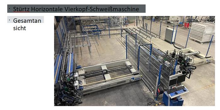 Used 2007 STÜRTZ Four-head welding line