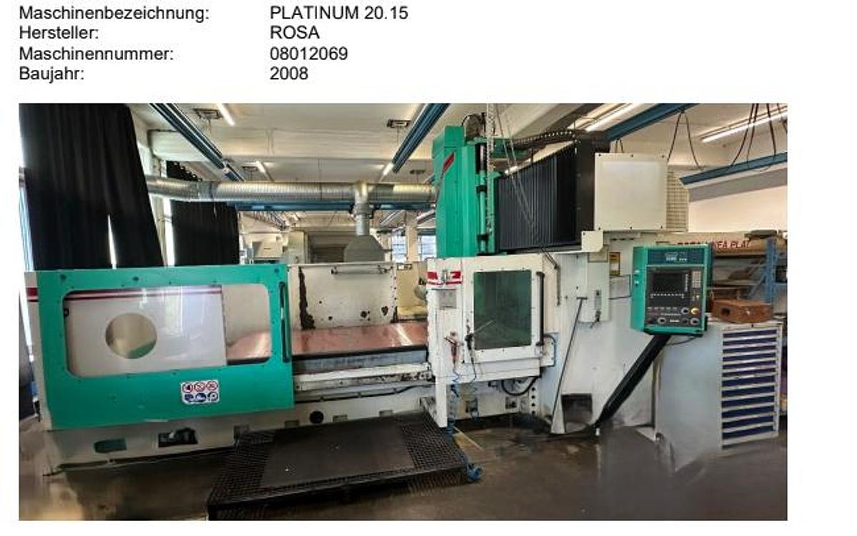 Used 2008 Surface Grinding Machine ROSA with Coolant Unit