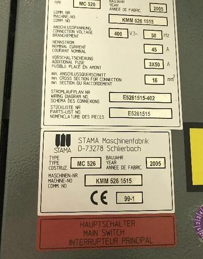 Used 2005 Stama MC 526