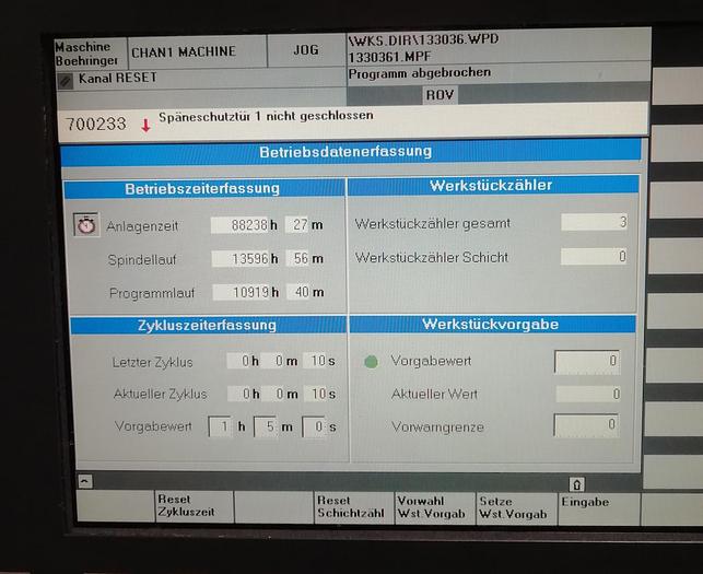 Used 2005 BOEHRINGER NG 180-2