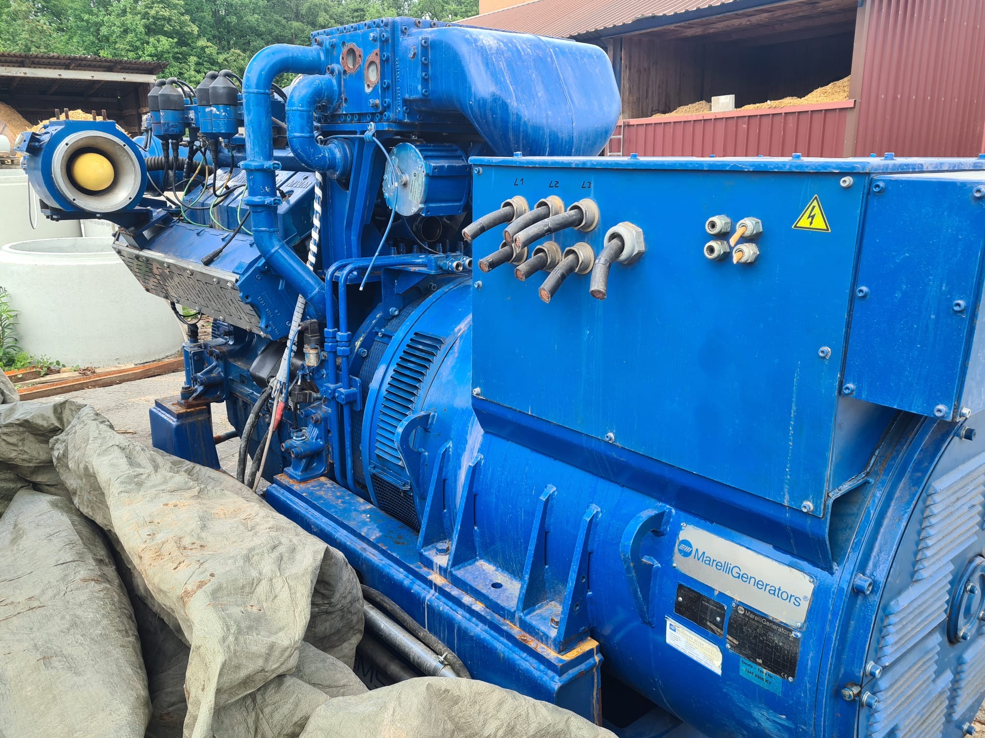 Used MWM TCG 2016 V8 C Biogas CHP units