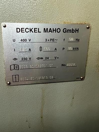 Used 1999 DECKEL MAHO DMC 80H