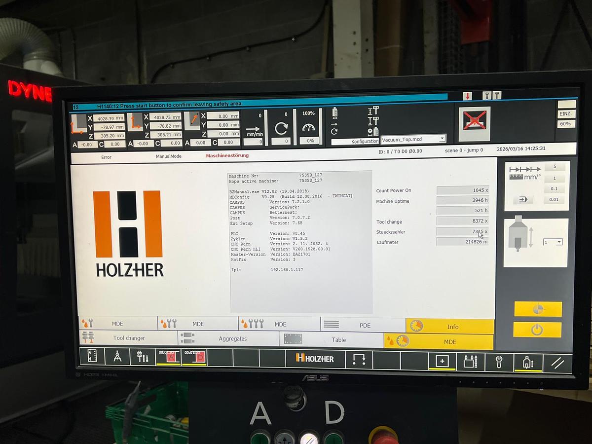 Used 2018 HOLZHER 7535 standalone