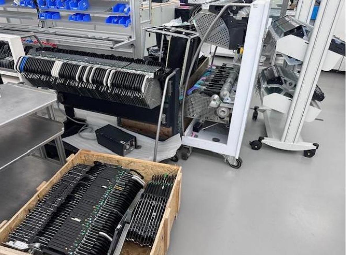 Used Complete MIMOT SMT Assembly Line with Rommel Conveyor System