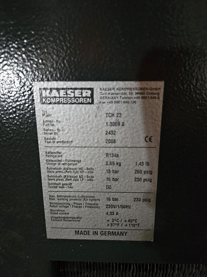 Used Compressor package
