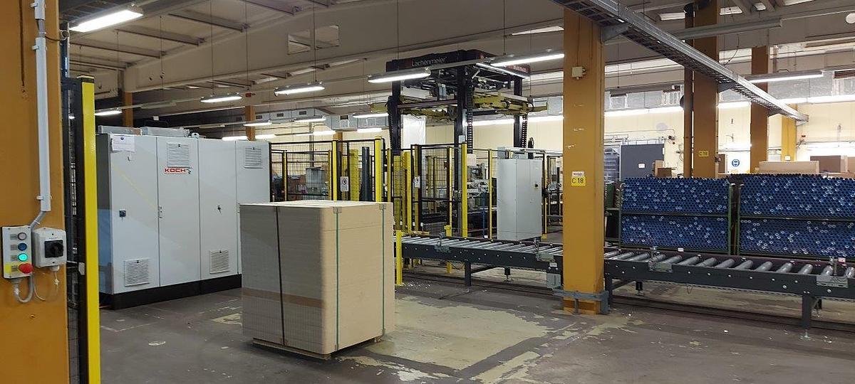 Used Lachenmeier HF042T 31KR50 Carton Palletizing Line