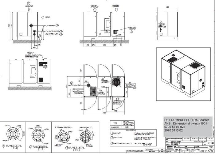 Used 2015 ATLAS COPCO 2DX2-37