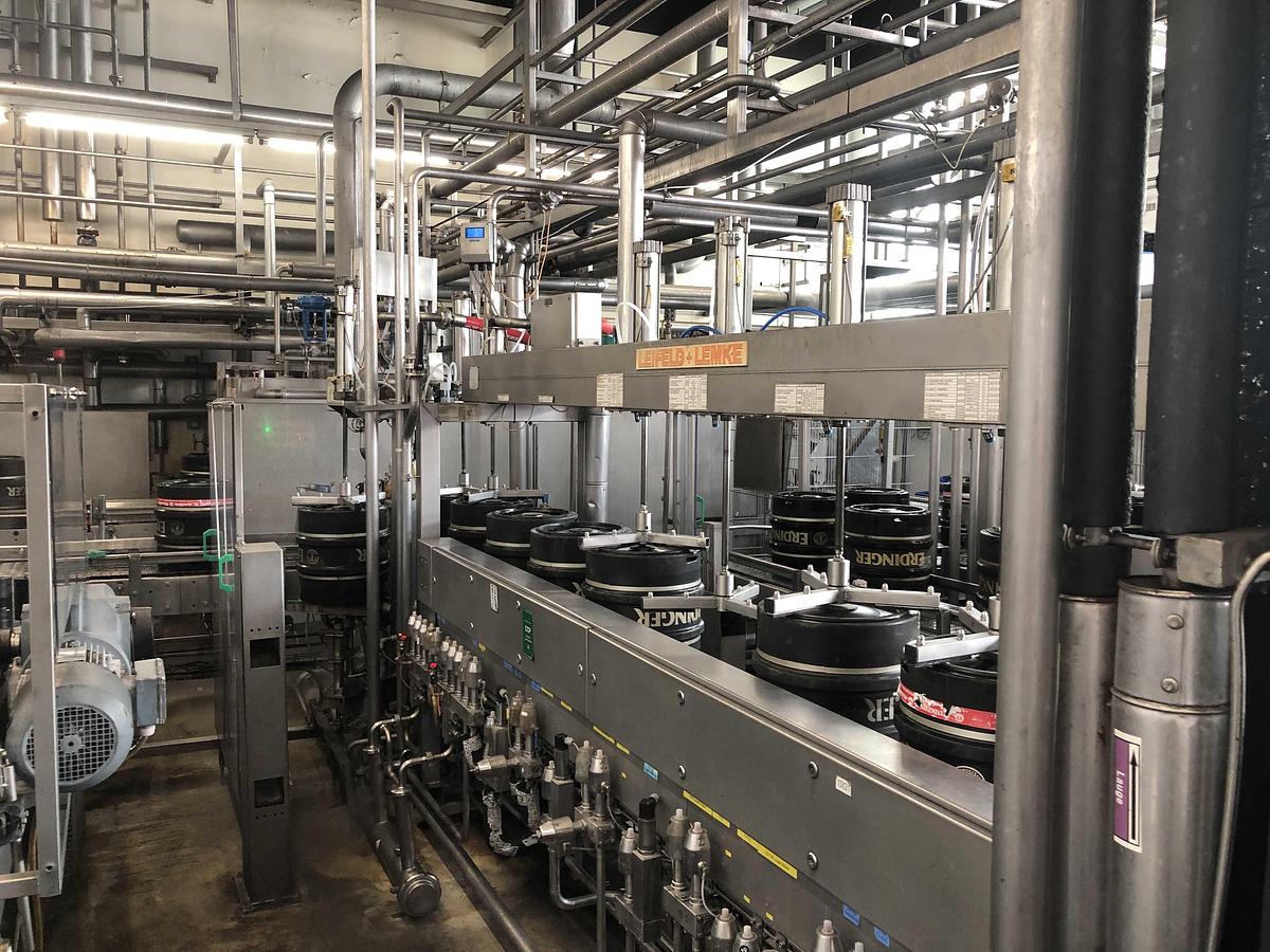 Used KEG Washing, Filling and Palletizing System