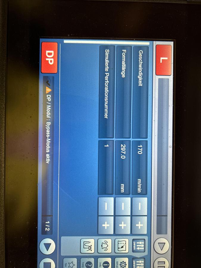 Used 2020 Screen HD + Hunkeler Perforator