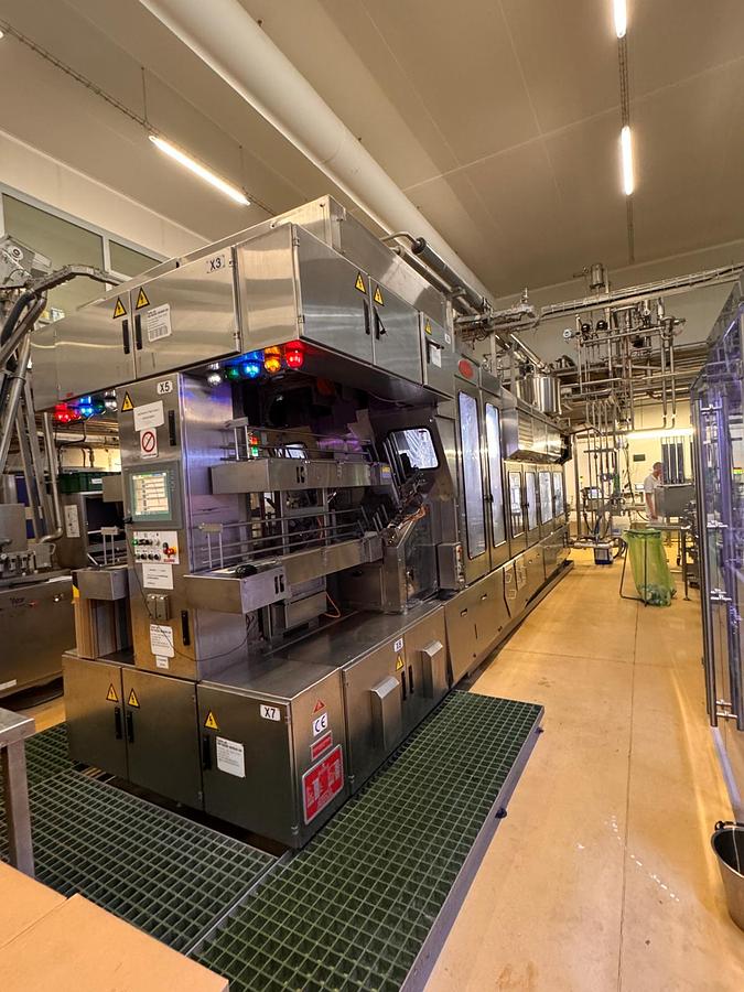 Used Elopak Carton Filling and Packing Line