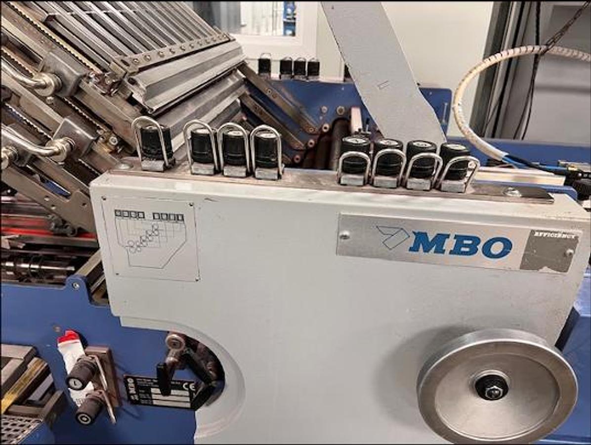 Used Complete Booklet Production Line for Sale - MBO Folding Machine, Bograma Punching Unit and Herzog+Heymann Delivery