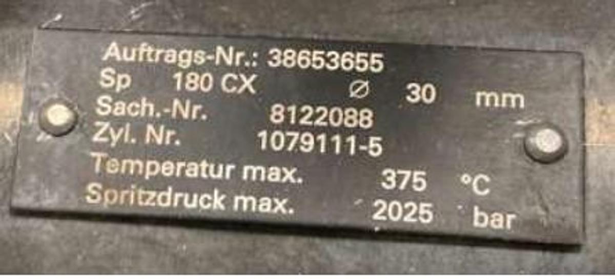 Used 2016 Krauss Maffei 80-180 CX with Yaskawa-Robot MH24 / DX 200 handling and peripherals