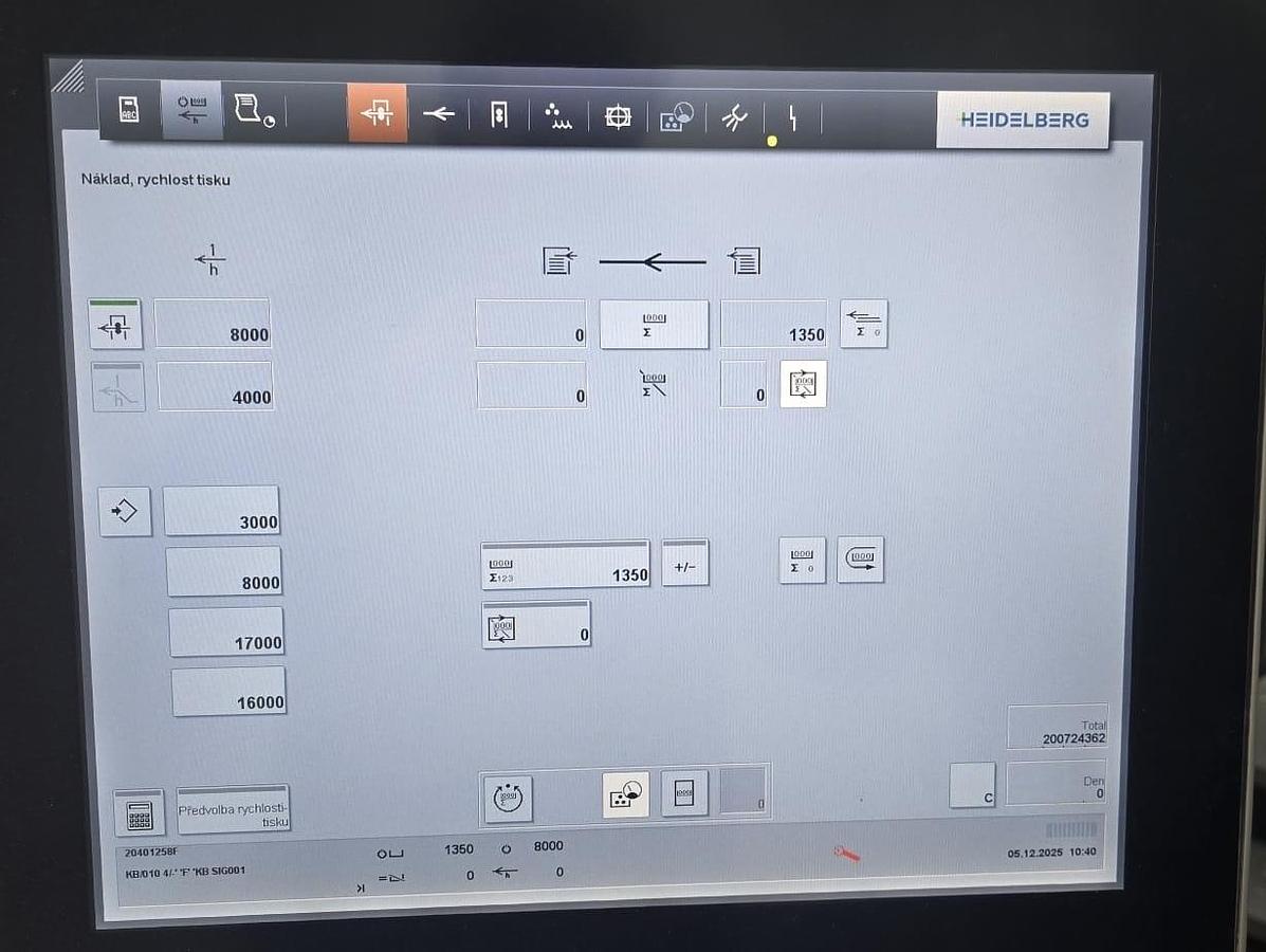 Used 2019 Heidelberg Speedmaster XL 106-8-P