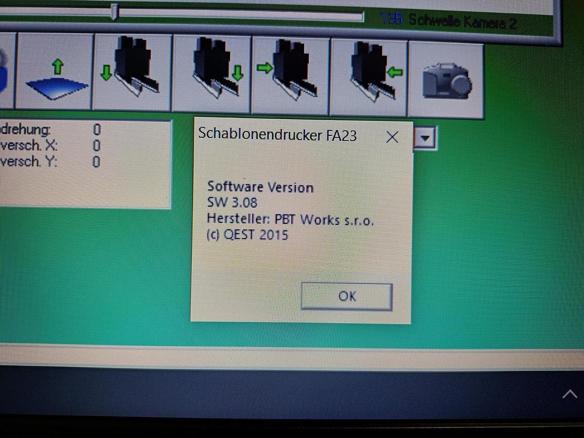 Used 2022 PBT FA23 Semi-automatic Paste Printer