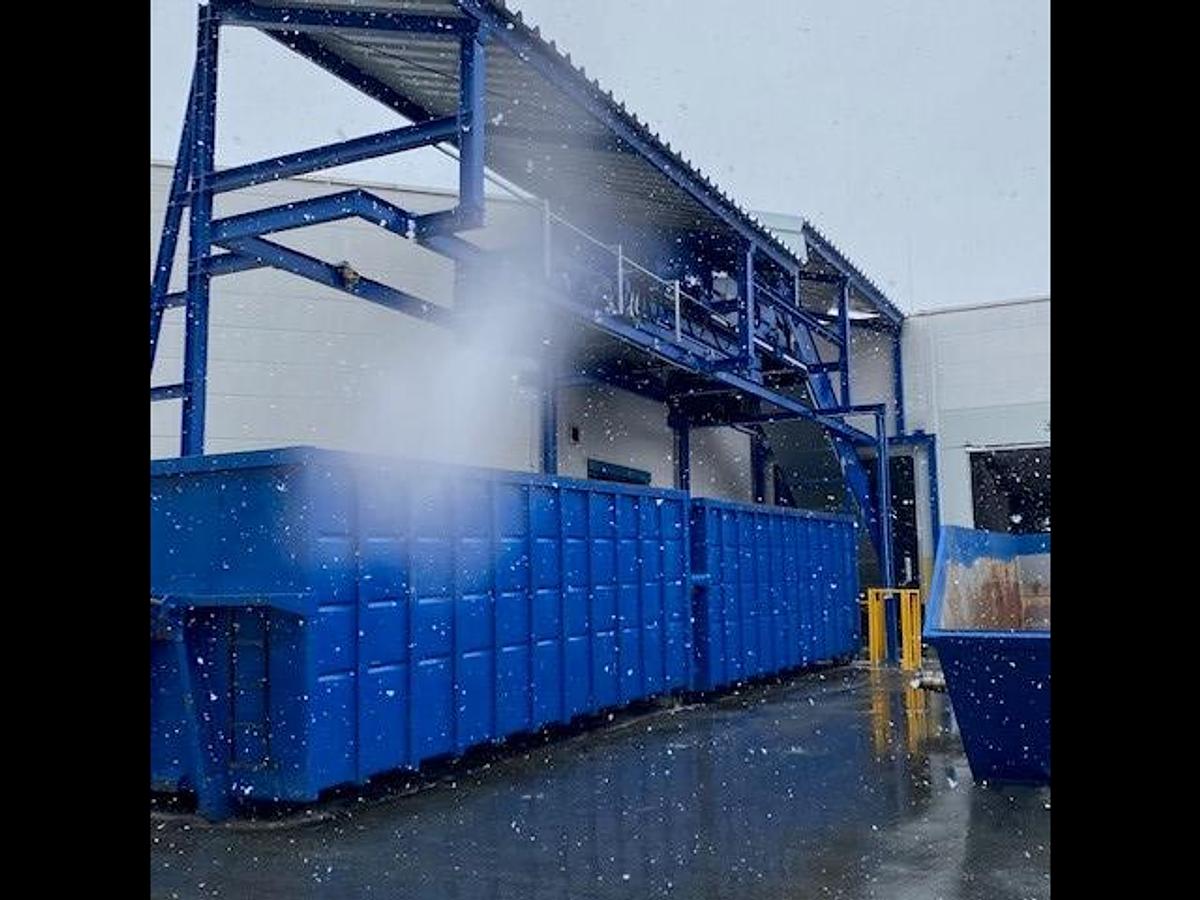 Used 2018  Huber RHIHPV 120 Conveyor System with Loading Bunker